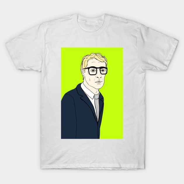 Michael Caine - sixties icon T-Shirt by Happyoninside